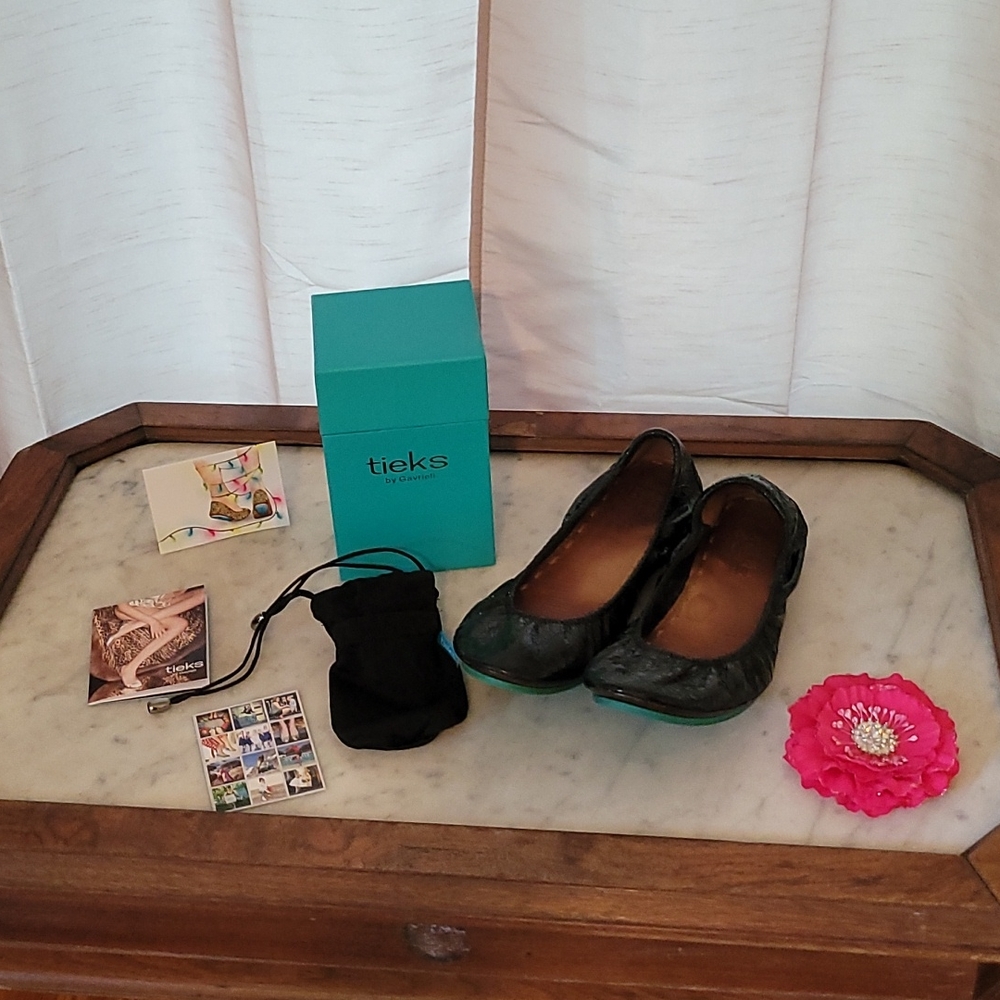 Tieks by Gavrieli size 10 obsidian black